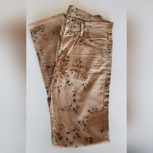 Citizens Of Humanity Mandy Brown/Floral Women's Size 28.